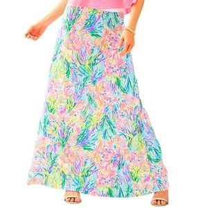 Lilly Pulitzer Nola Beach Maxi Skirt XS NWT